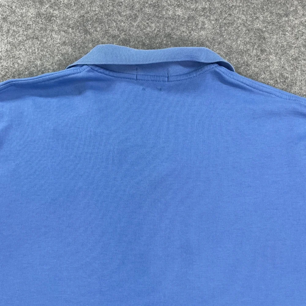 Polo Ralph Lauren Mens Shirt XXL Blue Short Sleeve Classic Fit Prep Cotton